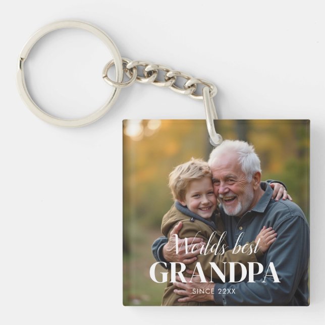 Världens bästa farfar sedan 22xx söt bild (Framsidan)