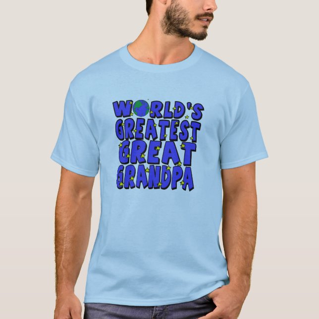 Världens bästa farfar t shirt (Framsida)