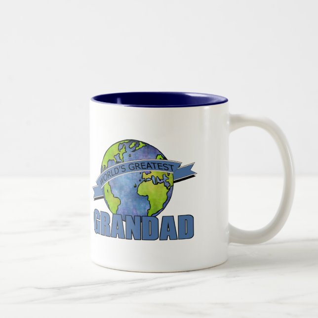 Världens Bästa Farfar Två-Tonad Mugg (Höger)