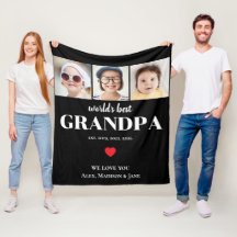 Världens Bästa Farfar Vi älskar dig 3 Barn Foto Na