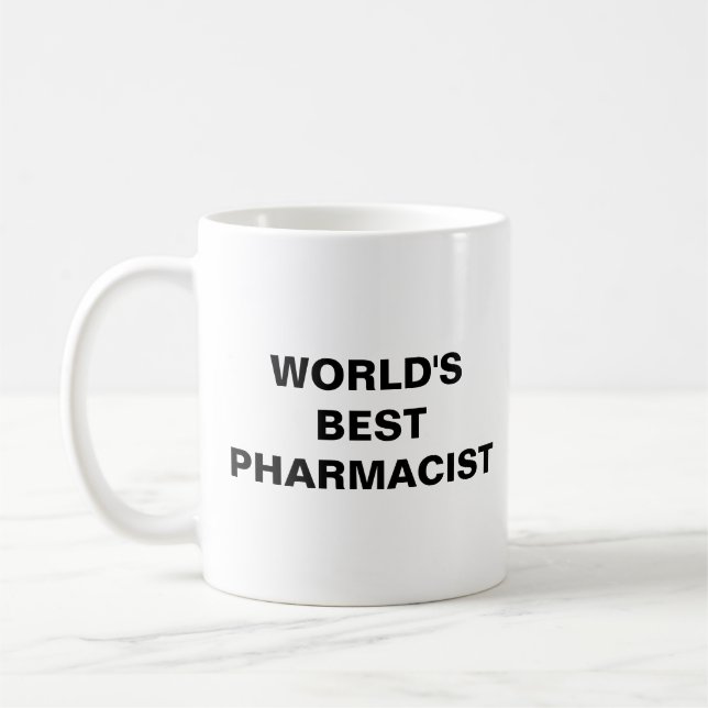 Världens bästa farmaceut kaffemugg (Vänster)