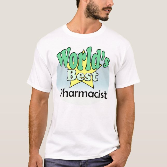 Världens bästa farmaceut tee (Framsida)