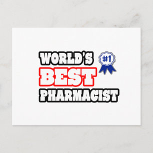 Världens bästa farmaceut vykort