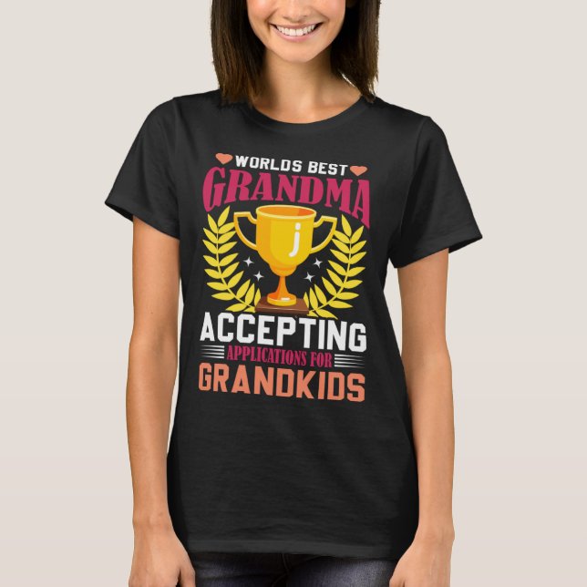 Världens bästa farmor t shirt (Framsida)