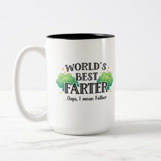 Världens Bästa Fartar-Mugg Present till Pappa Fars Två-Tonad Mugg