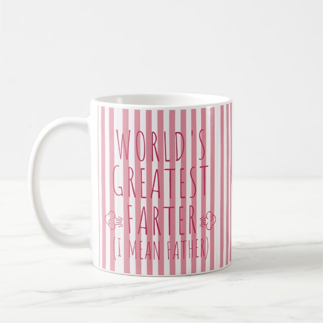 Världens Bästa Fartare (Jag Menar Pappa) Mugg för  (Vänster)