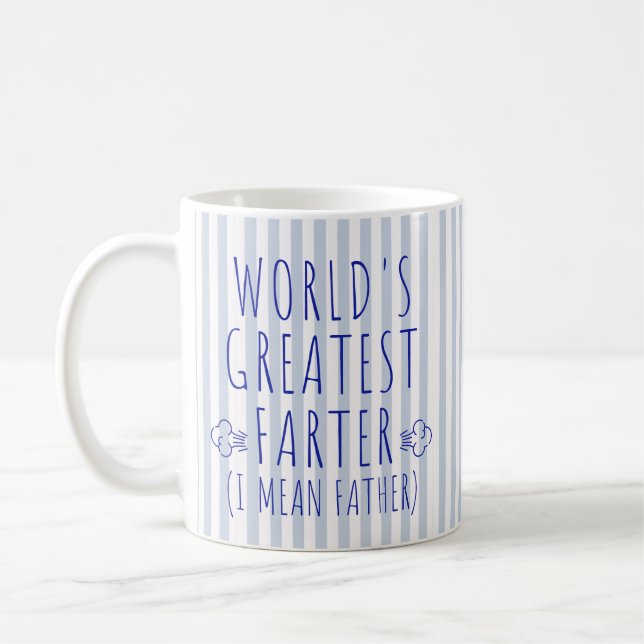 Världens Bästa Fartare (Jag Menar Pappa) Mugg för  (Vänster)