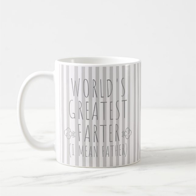 Världens Bästa Fartare (Jag Menar Pappa) Mugg för  (Vänster)