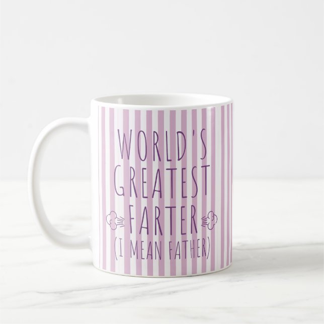 Världens Bästa Fartare (Jag Menar Pappa) Mugg för  (Vänster)