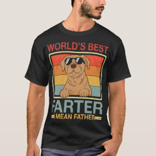 Världens Bästa Fartare Jag Menar Pappa Rolig Hund  T Shirt