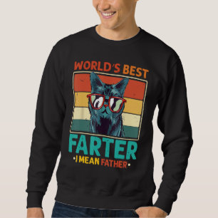 Världens Bästa Fartare Jag Menar Pappa t-shirt Bäs Lång Ärmad Tröja