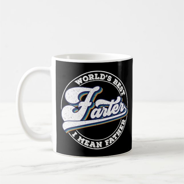 Världens Bästa Fartare Jag Menar Pappa Tales Kaffemugg (Vänster)