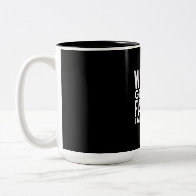 Världens Bästa Fartare Jag Menar Pappa Två-Tonad Mugg (Vänster)