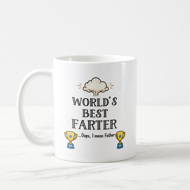 Världens Bästa Fartare Mugg Present till Pappa Far (Vänster)