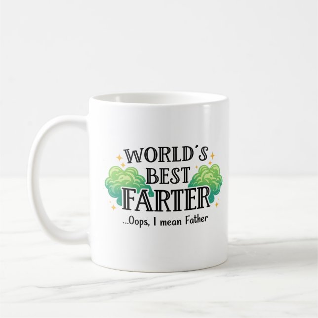Världens Bästa Fartare Mugg Present till Pappa Far (Vänster)