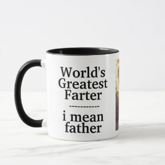 Världens Bästa Fartarens Fars Dag-fotografi Mugg