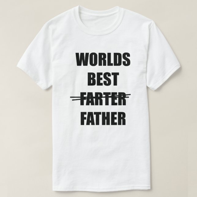 Världens bästa Farter (Far) Humalu Manar T Shirt (Design framsida)
