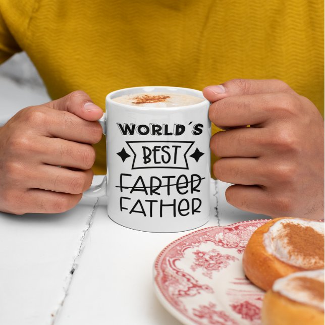 Världens bästa Farter Far Kaffemugg (Funny World's Best Farter Father Coffee Mug)