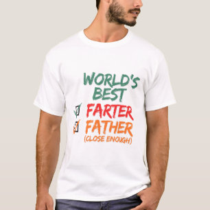 Världens bästa farter/far t shirt
