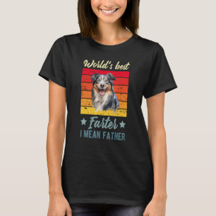 Världens bästa Farter I Elak Far Australian Sheph T Shirt