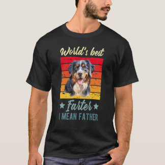 Världens bästa Farter I-Elak Far Bernese Mountain T Shirt
