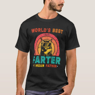 Världens bästa Farter I Elak Far Best Cat Pappa Fa T Shirt