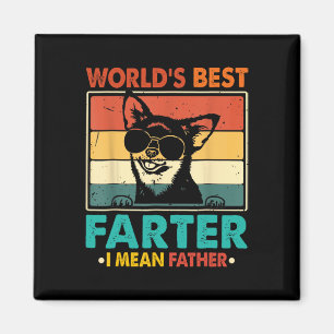 Världens bästa Farter I Elak Far Fars dag Funn Magnet