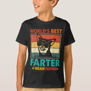 Världens bästa Farter I Elak Far Fars dag Funn T Shirt