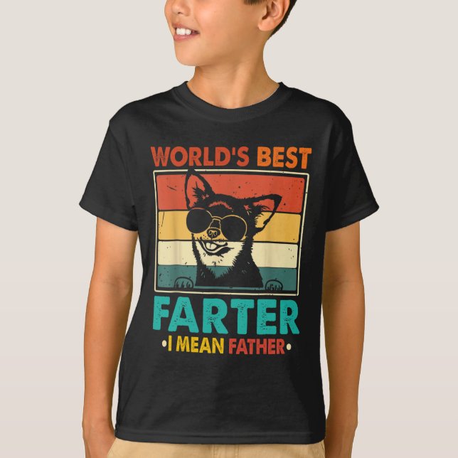 Världens bästa Farter I Elak Far Fars dag Funn T Shirt (Framsida)