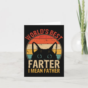 Världens bästa Farter I Elak Far Funny Fars dag Kort