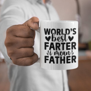 Världens bästa Farter I-Elak Far Kaffemugg