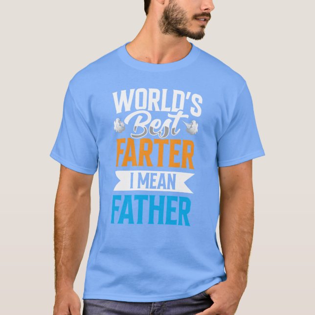 Världens bästa Farter I Elak Far pappa Pappa lusti T Shirt (Framsida)