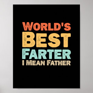Världens bästa Farter I Elak Far Poster