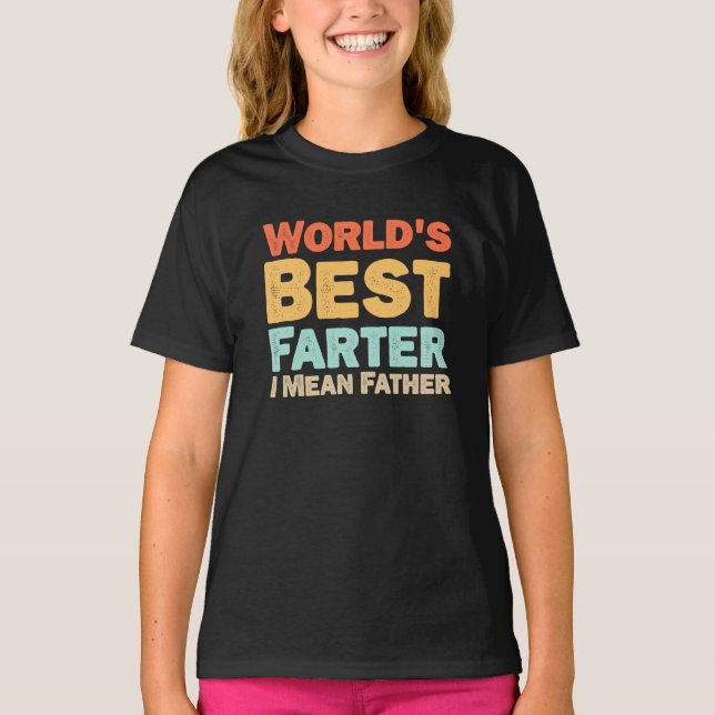 Världens bästa Farter I Elak Far T Shirt (Framsida)