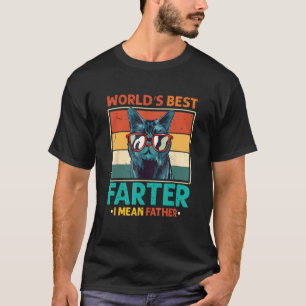 Världens bästa Farter I Elak Far t shirt Best Cat