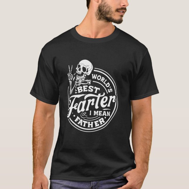 Världens bästa farter I elaket far fars dag par T Shirt (Framsida)