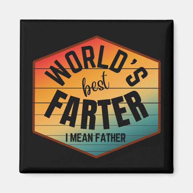 VÄRLDENS BÄSTA FARTER I ELAKET FAR MAGNET (Framsidan)