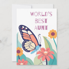 Världens bästa faster julkort