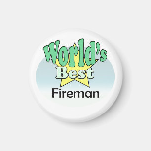 Världens bästa Fireman Magnet