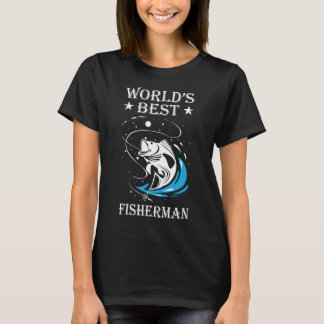Världens Bästa Fiskare Rolig Fiskexperttjuv T Shirt
