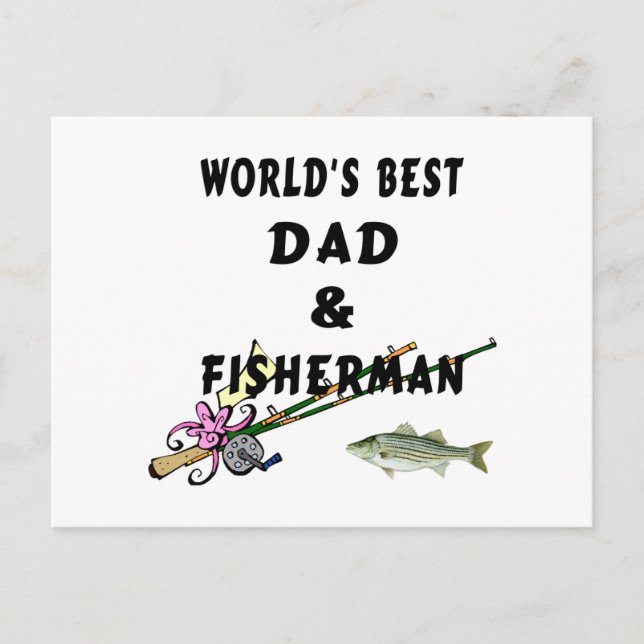 Världens bästa fiske i Pappa Vykort (Framsida)