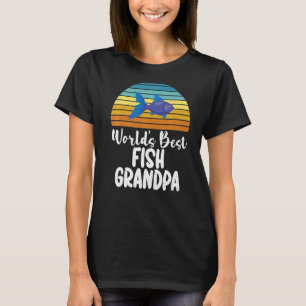 Världens bästa fiskmorfar Premium T Shirt