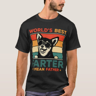 Världens bästa fjärtare jag menar pappa rolig papp t shirt