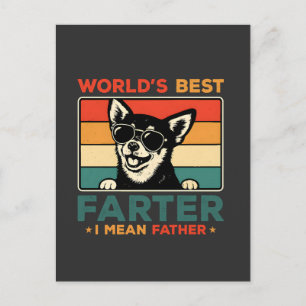 Världens Bästa Fjärtare Jag Menar Pappa Rolig Papp Vykort
