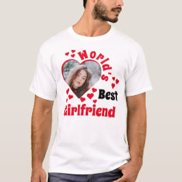 Världens bästa flickvän t shirt