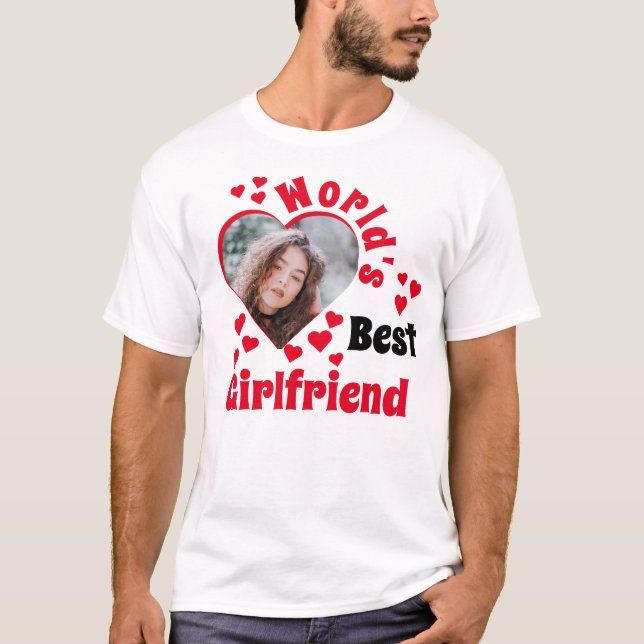 Världens bästa flickvän t shirt (Framsida)