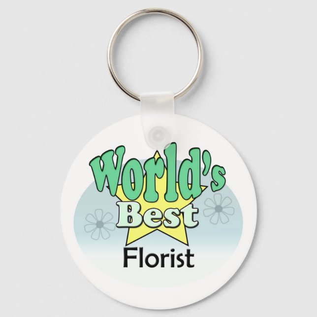 Världens bästa florist nyckelring (Framsida)