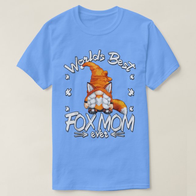 Världens bästa för Mamma för djurfoder med rött fö T Shirt (Design framsida)