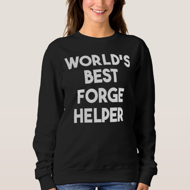 Världens Bästa Forge Hjälpare T Shirt (Framsida)