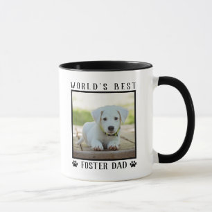 Världens Bästa Fosterpappa Tassavtryck Djur Foto R Mugg